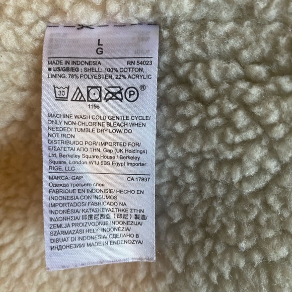 Womens large winter coat with hood and removable shearling lining - Picture 4 of 6